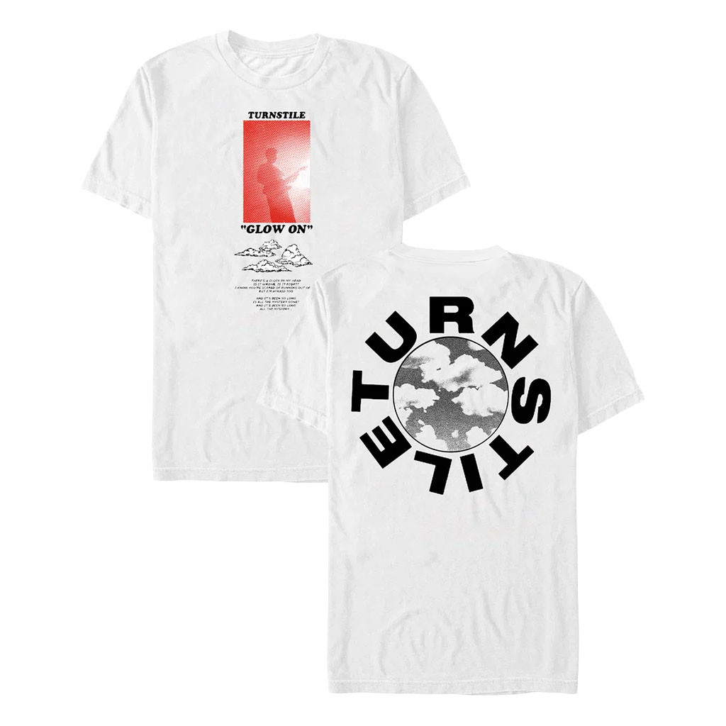 Turnstile Merch 2026 Pat Glow On White T-Shirt Turnstile Band Merch Gift For Rock Fans - Kdjoy