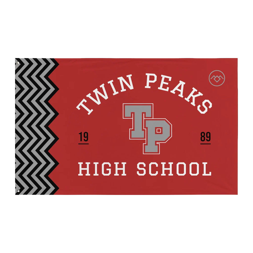 Twin Peaks Merch 2026 Twin Peaks Flag High School Flag Home Decor Ideas Gift For Friends - Kdjoy