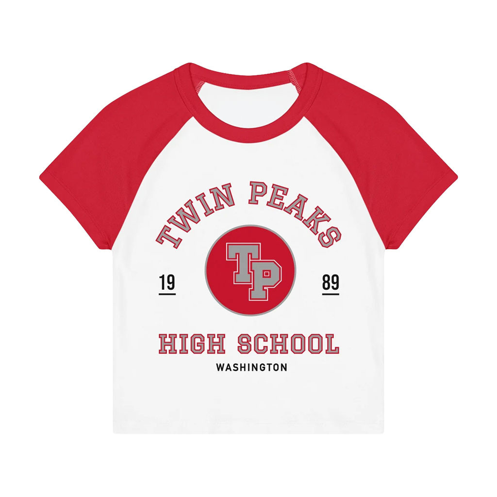 Twin Peaks Merch 2026 Twin Peaks High School Crop Top Best Gift For Sisters - Kdjoy Twin Peaks Merch 2026 Twin Peaks High School Crop Top Best Gift For Sisters - Kdjoy