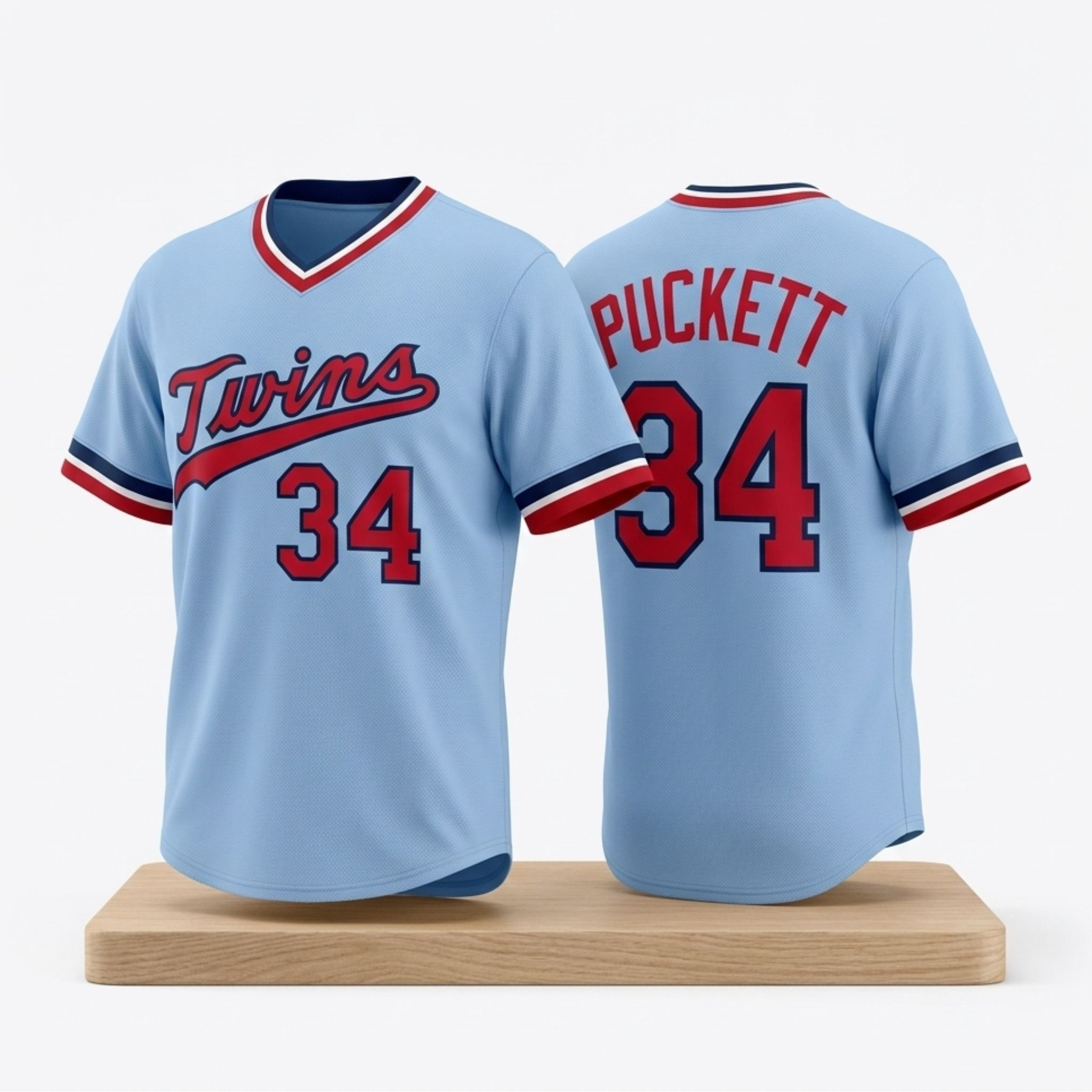 Twins #34 Kirby Puckett 2026 Jersey Minnesota Twins Merch Best Gifts For Baseball Fans - Kdjoy