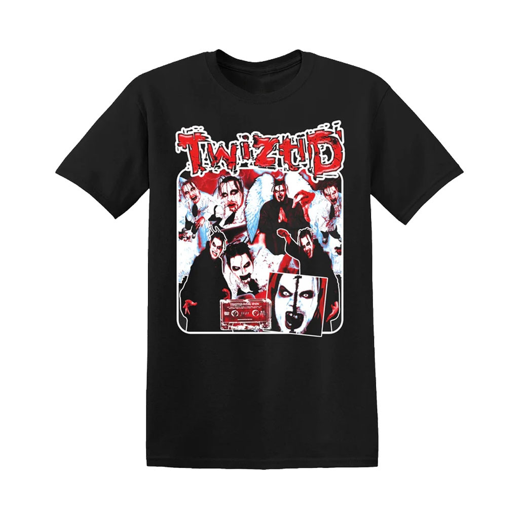 Twiztid Merch 2026 Freek Show Photo Collage T-Shirt Gifts For Hip Hop Fans - Kdjoy Twiztid Merch 2026 Freek Show Photo Collage T-Shirt Gifts For Hip Hop Fans - Kdjoy