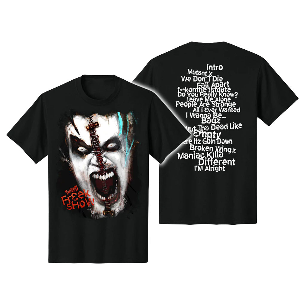 Twiztid Merch 2026 Freek Show Twiztids Version Cover And Track List Shirt Hip Hop Lover Gifts - Kdjoy