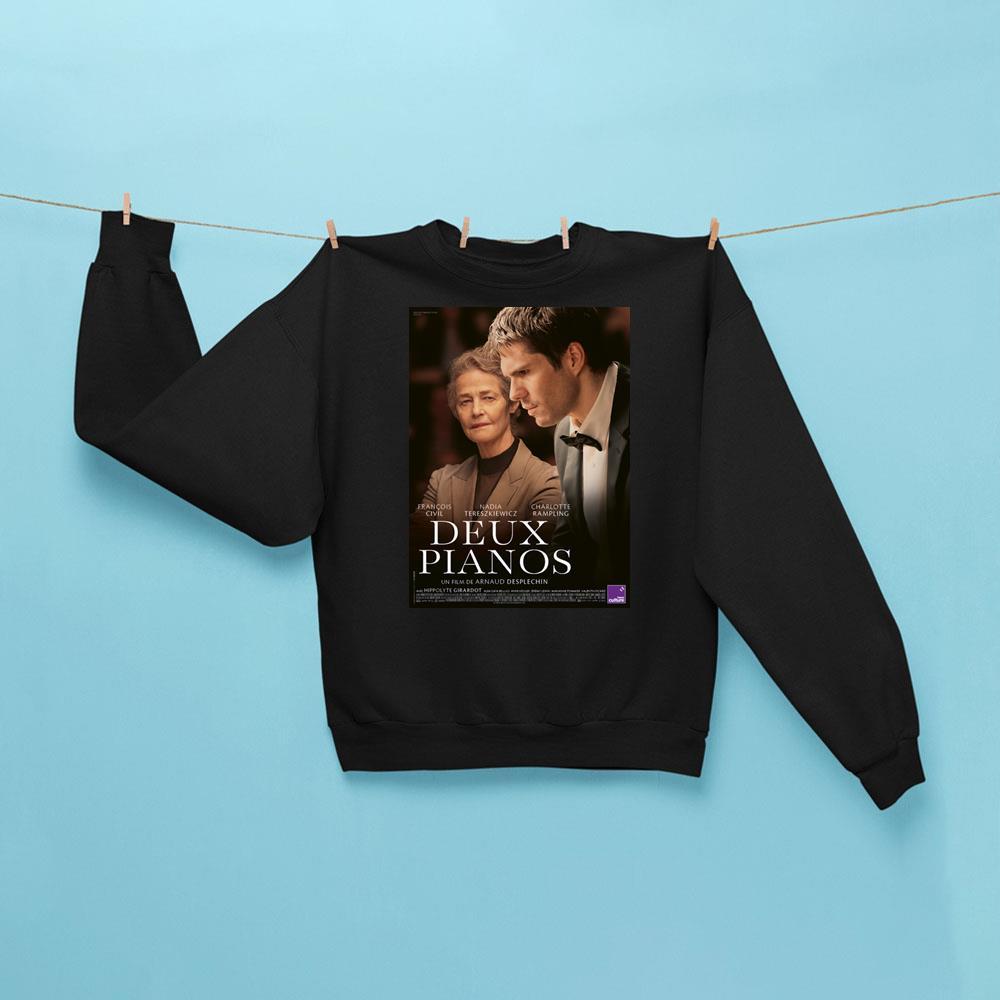 Two Pianos 2026 Movie Sweatshirt Black Two Pianos Merch Gifts For Movie Lovers - Kdjoy