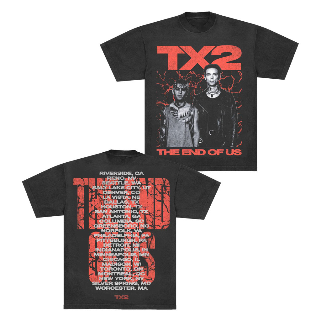 TX2 Merch 2026 End Of Us BVB T-Shirt TX2 Tour Merch Present For Music Lovers - Kdjoy