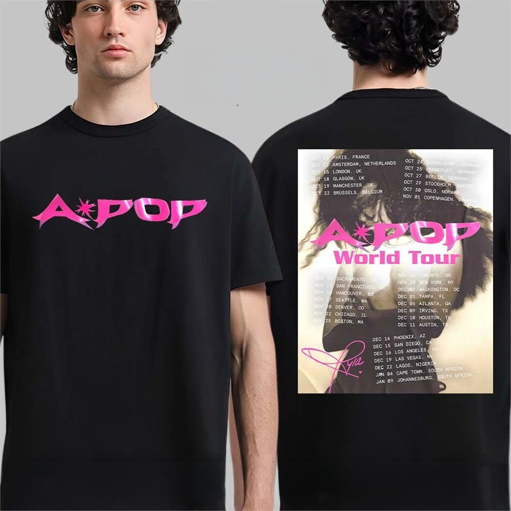 Tyla A Pop World Tour 2026 Schedule Dates T-Shirt Tyla Merch Presents For Music Lovers - Kdjoy