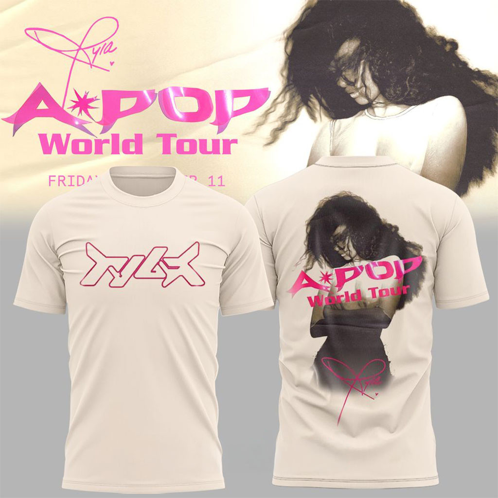 Tyla A POP World Tour 2026 Special Edition Shirt Tyla Concert Merch Gift For Music Fans - Kdjoy Tyla A POP World Tour 2026 Special Edition Shirt Tyla Concert Merch Gift For Music Fans - Kdjoy