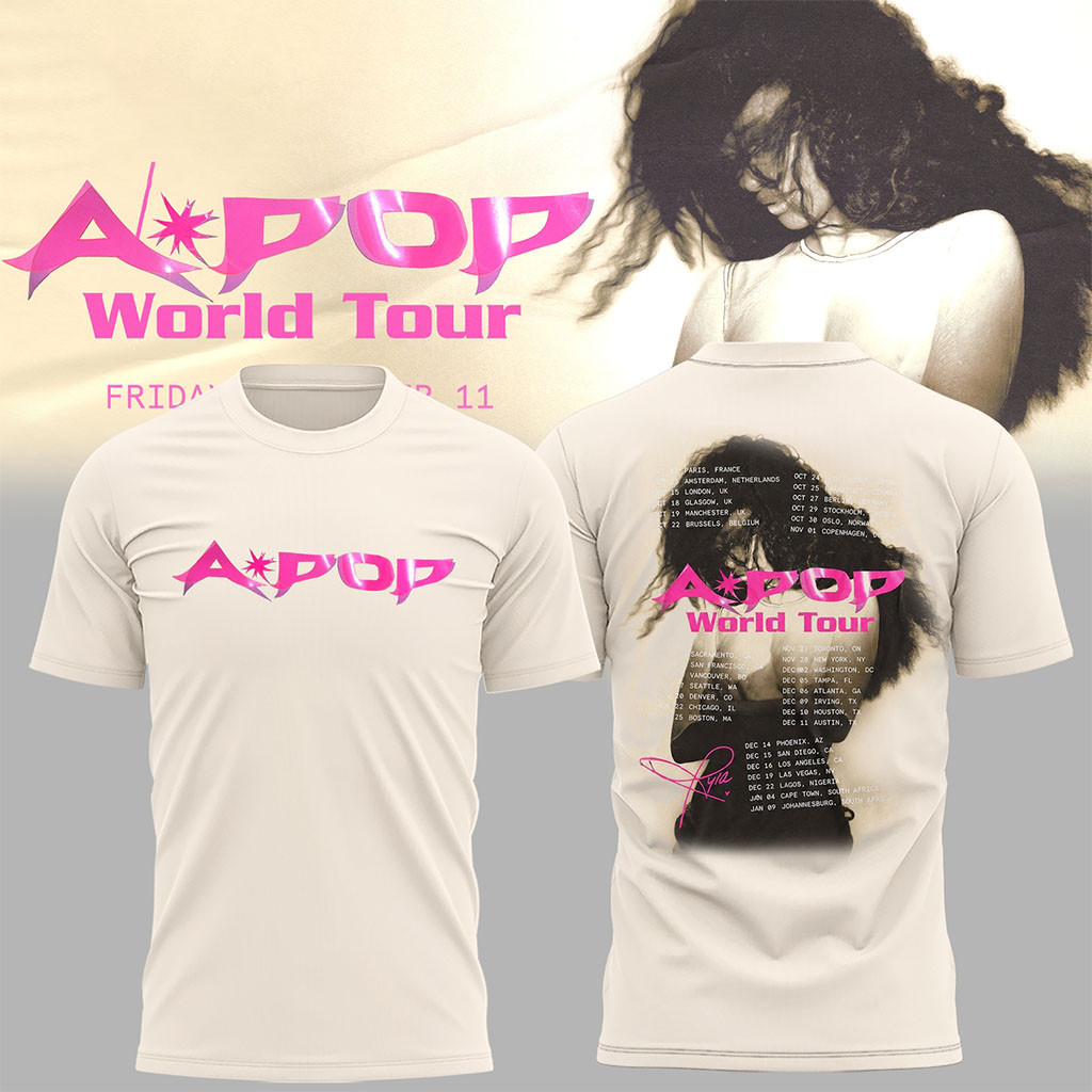 Tyla Apop World Tour 2026 Concert Graphic Shirt Tyla Merch Presents For Music Lovers - Kdjoy
