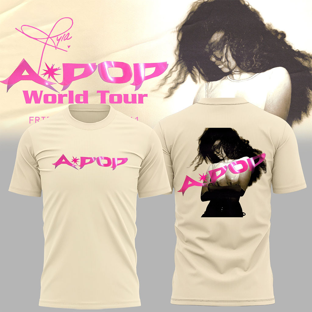 Tyla Merch 2026 Apop World Tour T-Shirt Music Concert Fan Apparel Gift For Friends - Kdjoy