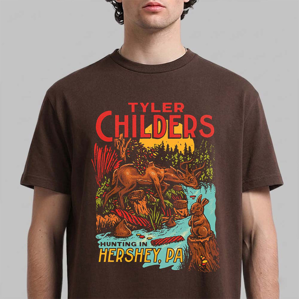 Tyler Childers Hunting In Hershey PA 2026 Event T-Shirt Tyler Childers Merch Music Fan Gifts - Kdjoy Tyler Childers Hunting In Hershey PA 2026 Event T-Shirt Tyler Childers Merch Music Fan Gifts - Kdjoy