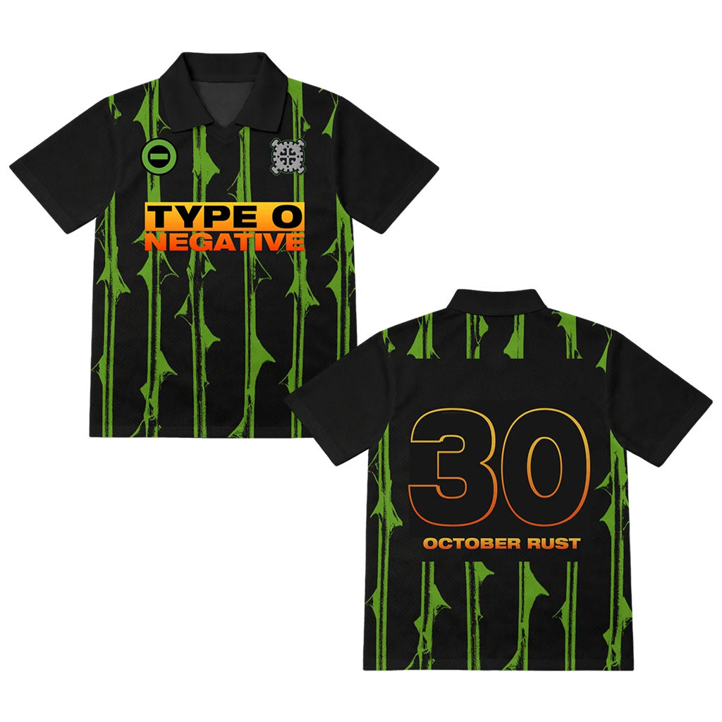 Type O Negative Merch 2026 October Rust 30 Jersey Cool Gifts For Music Lovers - Kdjoy