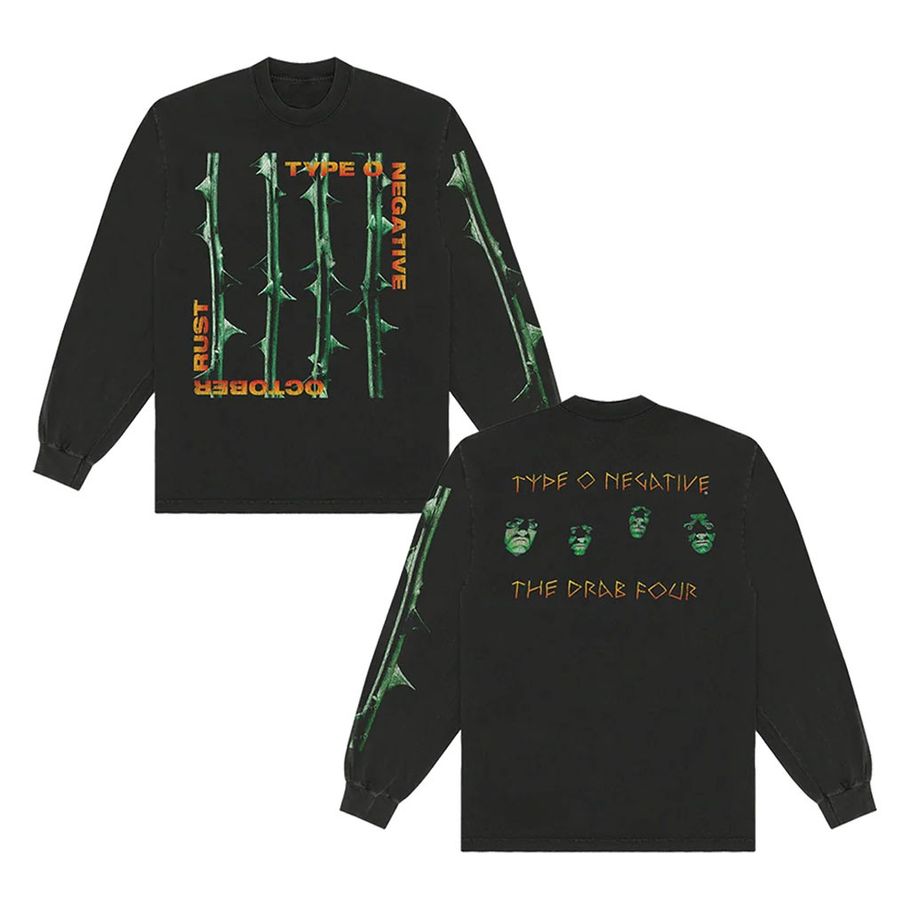 Type O Negative Merch 2026 October Rust 30 Long Sleeve Shirt Gift For Gothic Metal Band Fans - Kdjoy