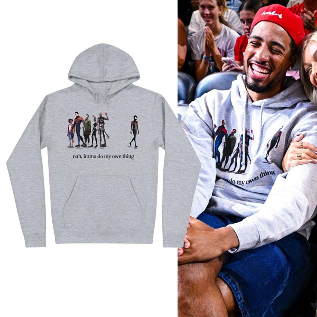Tyrese Haliburton Spider Man Brand New Day Nah Imma Do My Own Thing Quote Hoodie Fan Merch - Kdjoy