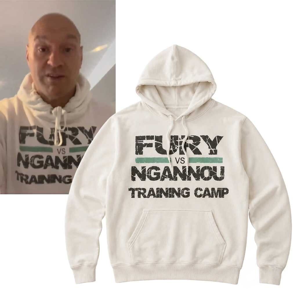 Tyson Fury Francis Ngannou Training Camp Hoodie Birthday Gift Ideas For Him - Kdjoy Tyson Fury Francis Ngannou Training Camp Hoodie Birthday Gift Ideas For Him - Kdjoy