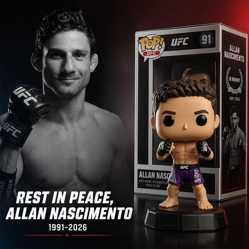 UFC Rest In Peace Allan Nascimento In Memory 2026 Funko Pop Tribute To Allan Nascimento Merch - Kdjoy