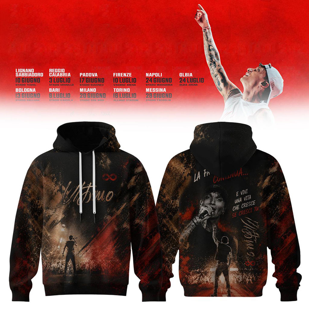 Ultimo Stadi 2027 La Favola Continua Hoodie Ultimo Merch Gift Ideas For Music Lovers - Kdjoy