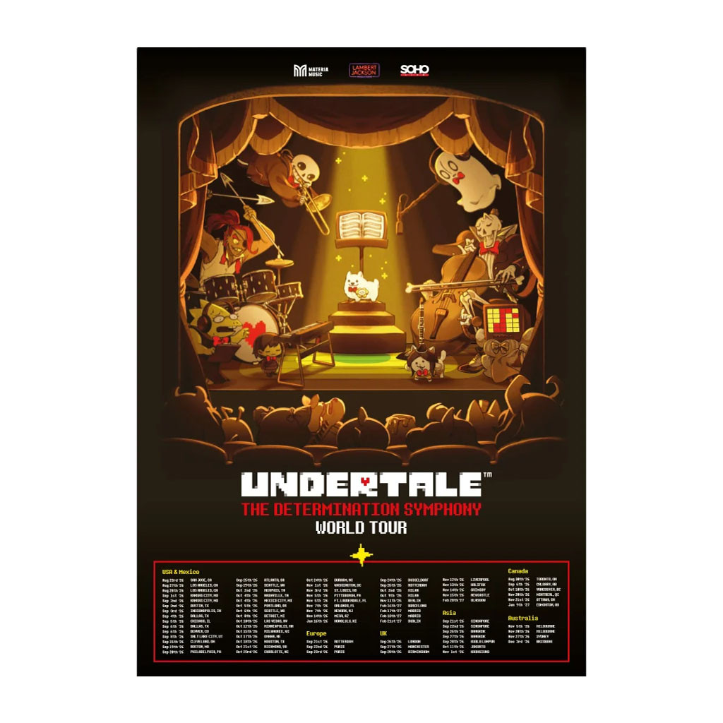 Undertale Symphony Merch 2026 UNDERTALE KV Poster Video Game Music Concert Merch Home Decor - Kdjoy Undertale Symphony Merch 2026 UNDERTALE KV Poster Video Game Music Concert Merch Home Decor - Kdjoy