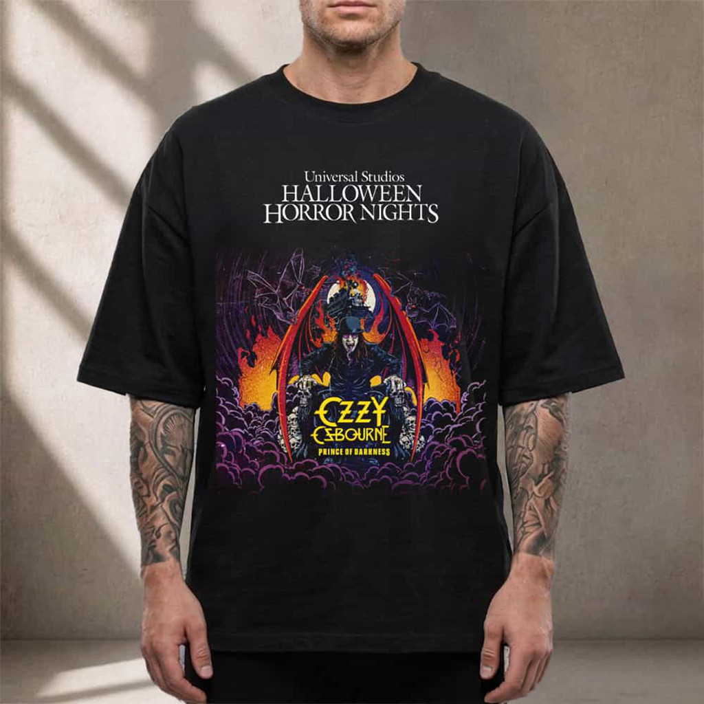 Universal Studios Halloween Horror Nights Ozzy Osbourne Prince Of Darkness Shirt Ozzy Merch - Kdjoy Universal Studios Halloween Horror Nights Ozzy Osbourne Prince Of Darkness Shirt Ozzy Merch - Kdjoy