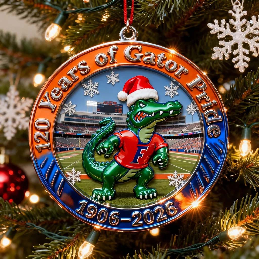 University Of Florida Gators 120 Years Christmas Ornament Xmas Tree Hanging Decor Gift Ideas University Of Florida Gators 120 Years Christmas Ornament Xmas Tree Hanging Decor Gift Ideas