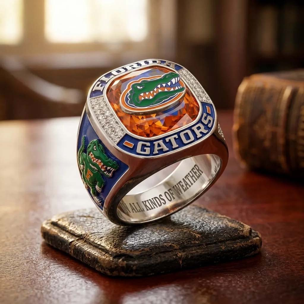 University Of Florida Gators Championship Ring In All Kinds Of Weather Ring Florida Gators Merch