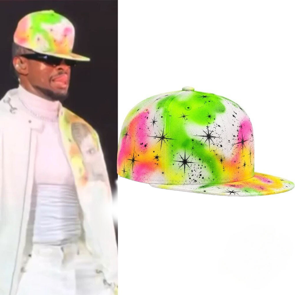 Usher Graffiti At MetLife Stadium 2026 Snapback Hat Usher Merch Present For Him Usher Graffiti At MetLife Stadium 2026 Snapback Hat Usher Merch Present For Him