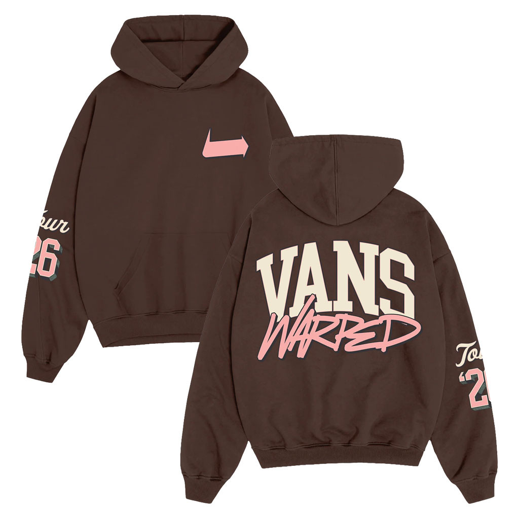 Vans Warped Tour Montreal Merch 2026 Campus Hoodie Presents For Music Lovers - Kdjoy Vans Warped Tour Montreal Merch 2026 Campus Hoodie Presents For Music Lovers - Kdjoy
