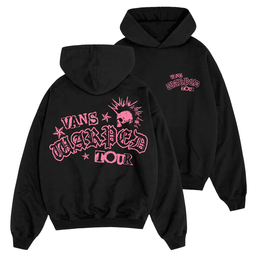 Vans Warped Tour Montreal Merch 2026 Pink Is Punk Hoodie Music Lover Gifts For Him - Kdjoy