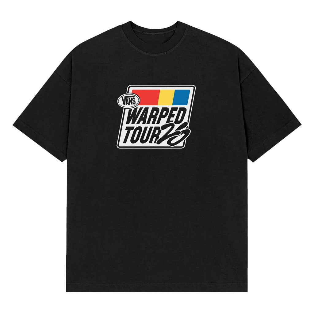 Vans Warped Tour Montreal Merch 2026 VHS T-Shirt Black Vans Warped Tour Shirt Concert Outfits - Kdjoy Vans Warped Tour Montreal Merch 2026 VHS T-Shirt Black Vans Warped Tour Shirt Concert Outfits - Kdjoy