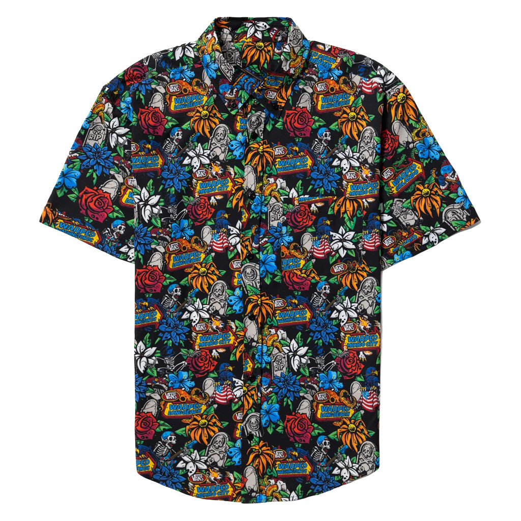 Vans Warped Tour Montreal Merch 2026 VWT X RSVLTS Petal To The Metal Kunuflex Hawaiian Shirt - Kdjoy