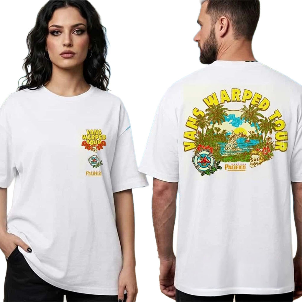 Vans Warped Tour X Pacifico Beer 2026 Collab Merch July 25 26 2026 Shirt Gift For Music Lovers - Kdjoy