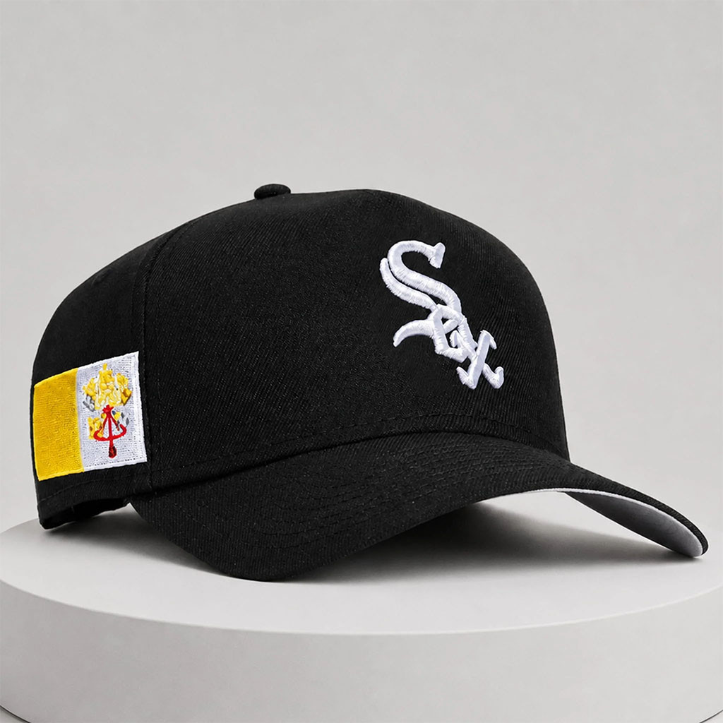 Vatican City Patch White Sox Pope Hat 2026 Embroidered Chicago White Sox Merch Fans Gifts Vatican City Patch White Sox Pope Hat 2026 Embroidered Chicago White Sox Merch Fans Gifts