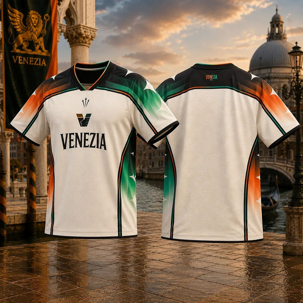 Venezia FC X Nocta 2026 27 Away Kit Jersey Venezia FC Merch Present For Soccer Fans - Kdjoy