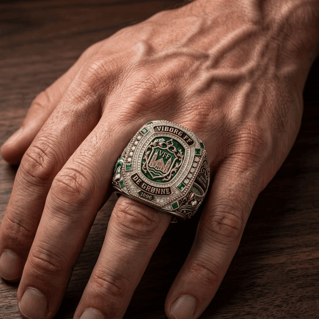 Viborg FF De Gronne Since 1896 Ring Viborg FF Merch Best Gifts For Husband - Kdjoy Viborg FF De Gronne Since 1896 Ring Viborg FF Merch Best Gifts For Husband - Kdjoy