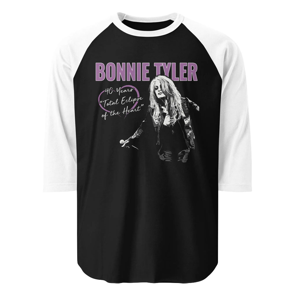 Villains Merch 2026 Bonnie Tyler Total Eclipse Of The Heart 40th Anniversary Raglan Shirt Gifts - Kdjoy