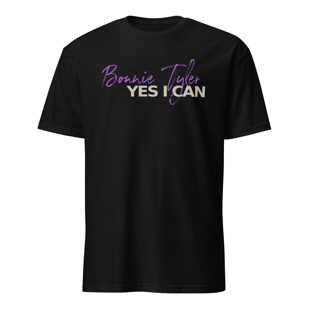 Villains Merch 2026 Bonnie Tyler Yes I Can T-Shirt Black Bonnie Tyler Merch Gift For Fans - Kdjoy