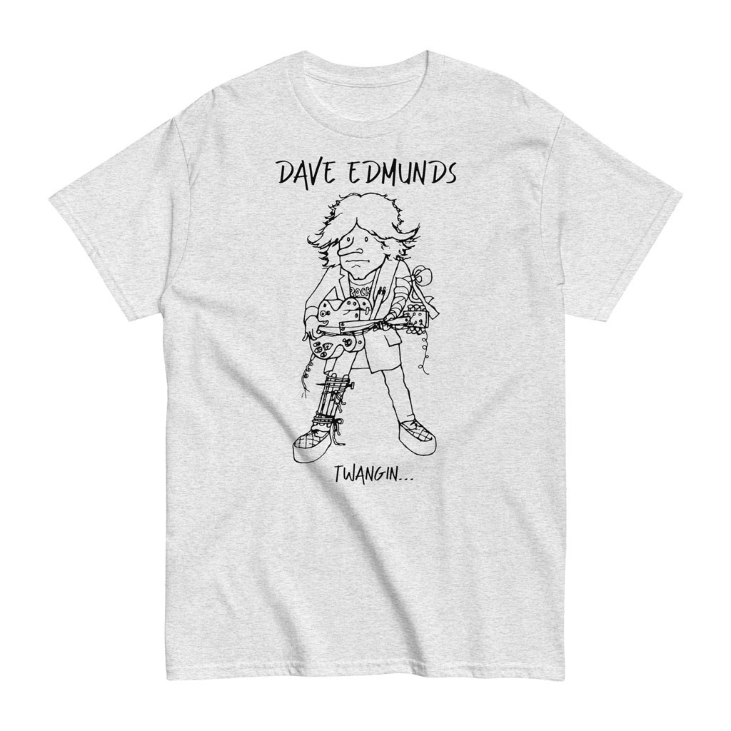 Villains Merch 2026 Dave Edmunds Twangin T-Shirt Dave Edmunds Merch Music Fan Apparel - Kdjoy