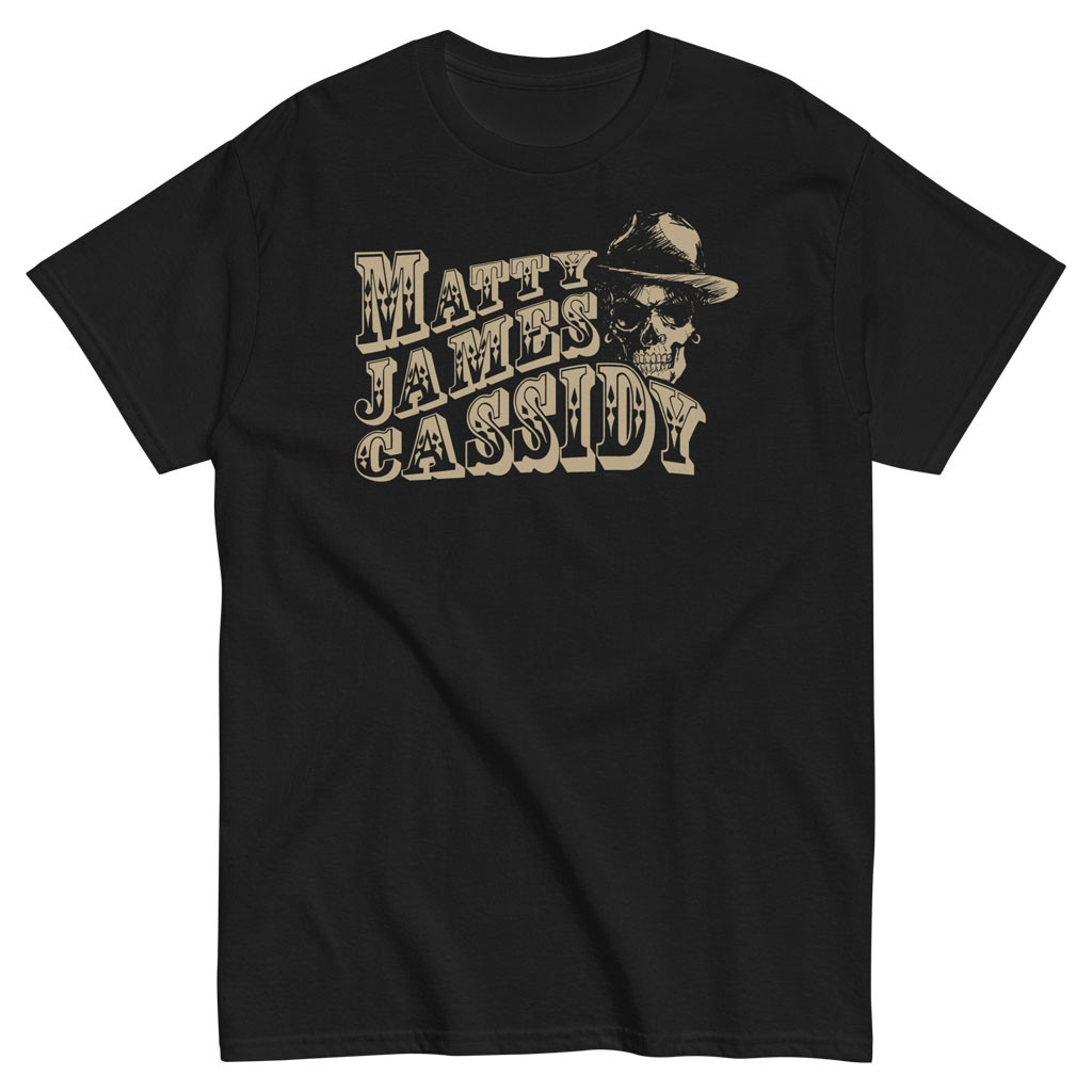 Villains Merch 2026 Matty James Cassidy Last Logo T-Shirt Matty James Cassidy Merch Black - Kdjoy