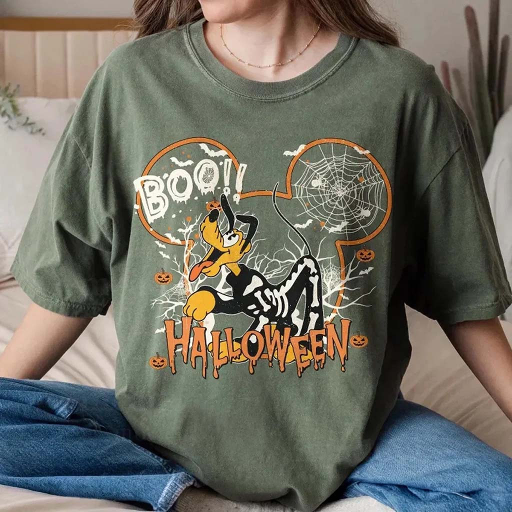 Vintage D Halloween Pluto Shirt Mickey And Friends Characters Halloween Shirt Gift For Sisters - Kdjoy Vintage D Halloween Pluto Shirt Mickey And Friends Characters Halloween Shirt Gift For Sisters - Kdjoy