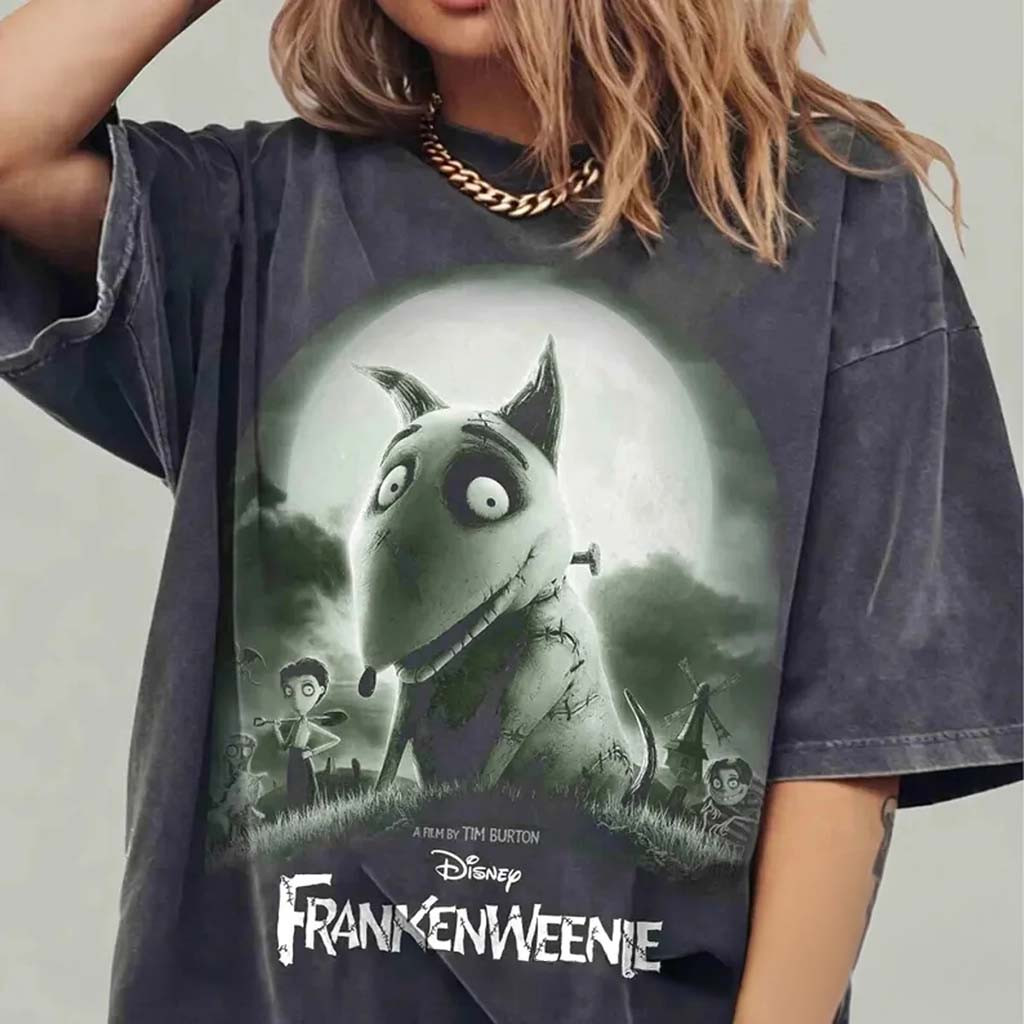 Vintage Frankenweenie Sparky Dog Halloween Shirt D Frankenweenie Movie Merch Halloween Gifts - Kdjoy Vintage Frankenweenie Sparky Dog Halloween Shirt D Frankenweenie Movie Merch Halloween Gifts - Kdjoy