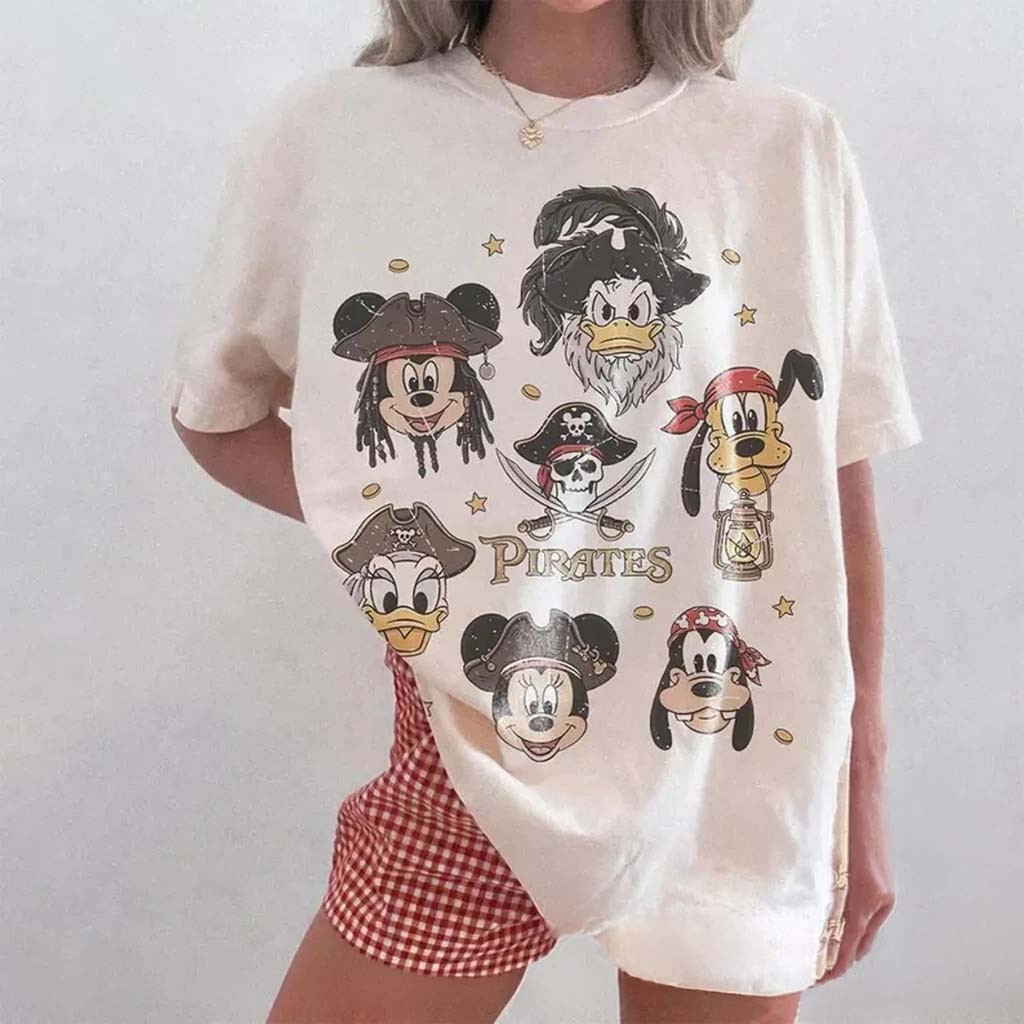 Vintage Mickey And Friends Pirates Of The Caribbean Shirt Pirates Jack Sparrow Tee Gift Ideas - Kdjoy Vintage Mickey And Friends Pirates Of The Caribbean Shirt Pirates Jack Sparrow Tee Gift Ideas - Kdjoy