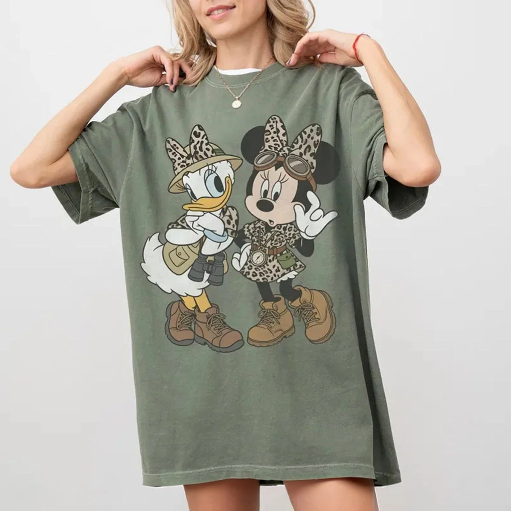Vintage Minnie Daisy Leopard Shirt D Animal Kingdom Tee WDW Safari Outfits Gift For BFF - Kdjoy Vintage Minnie Daisy Leopard Shirt D Animal Kingdom Tee WDW Safari Outfits Gift For BFF - Kdjoy