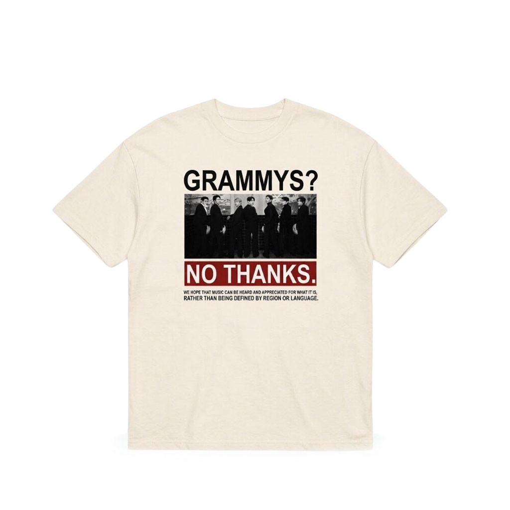 Viral Music Over Awards Statement Shirt 2026 Grammys No Thanks T-Shirt BTS Merch Fan Gifts - Kdjoy Viral Music Over Awards Statement Shirt 2026 Grammys No Thanks T-Shirt BTS Merch Fan Gifts - Kdjoy