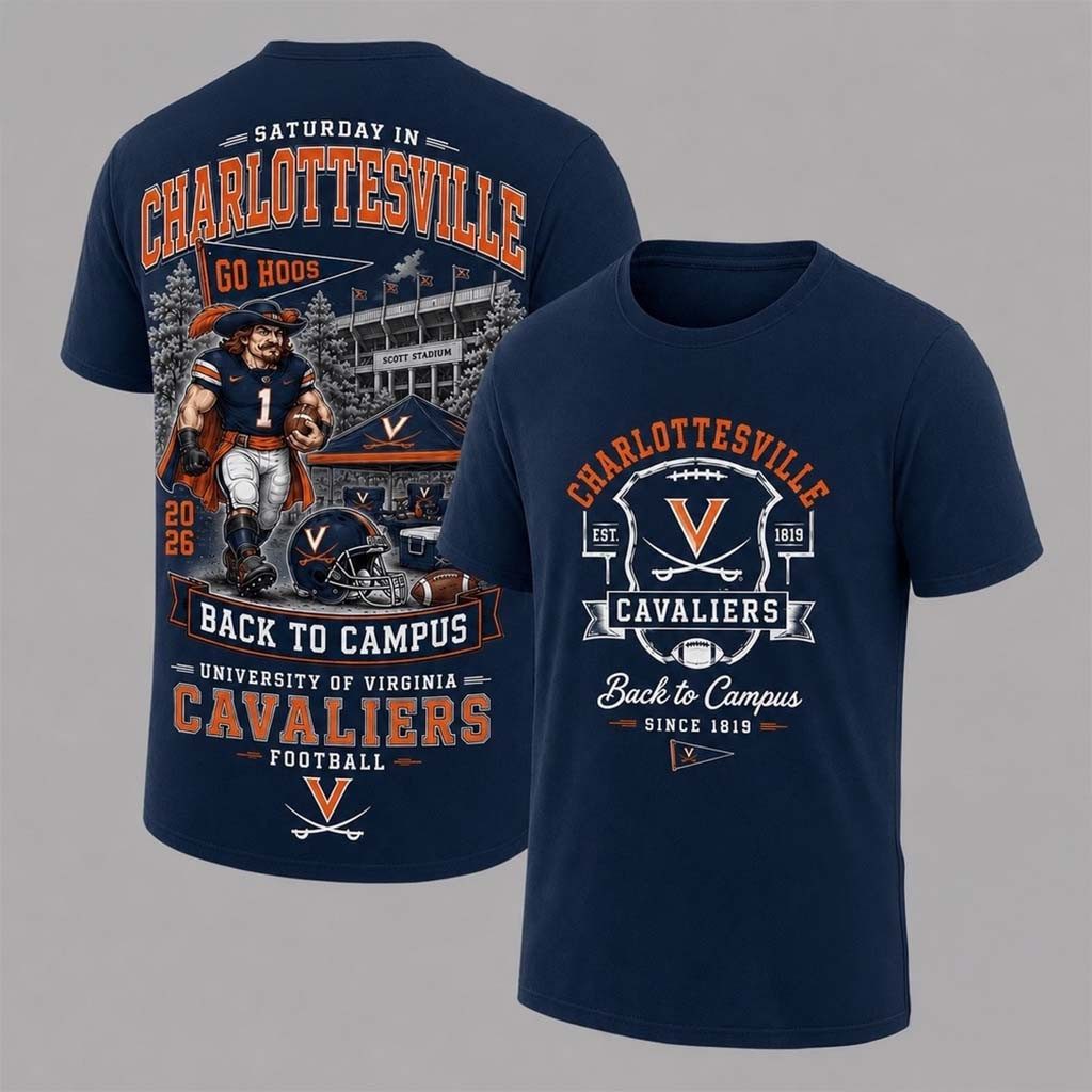 Virginia Cavaliers 2026 Back To Campus Shirt Virginia Cavaliers Merch Football Gifts For Men - Kdjoy