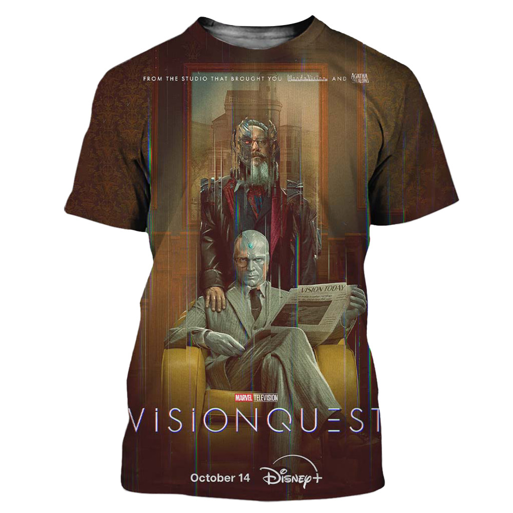 VisionQuest Marvel Television T-Shirt Vision Quest Merch Birthday Gift For Him - Kdjoy