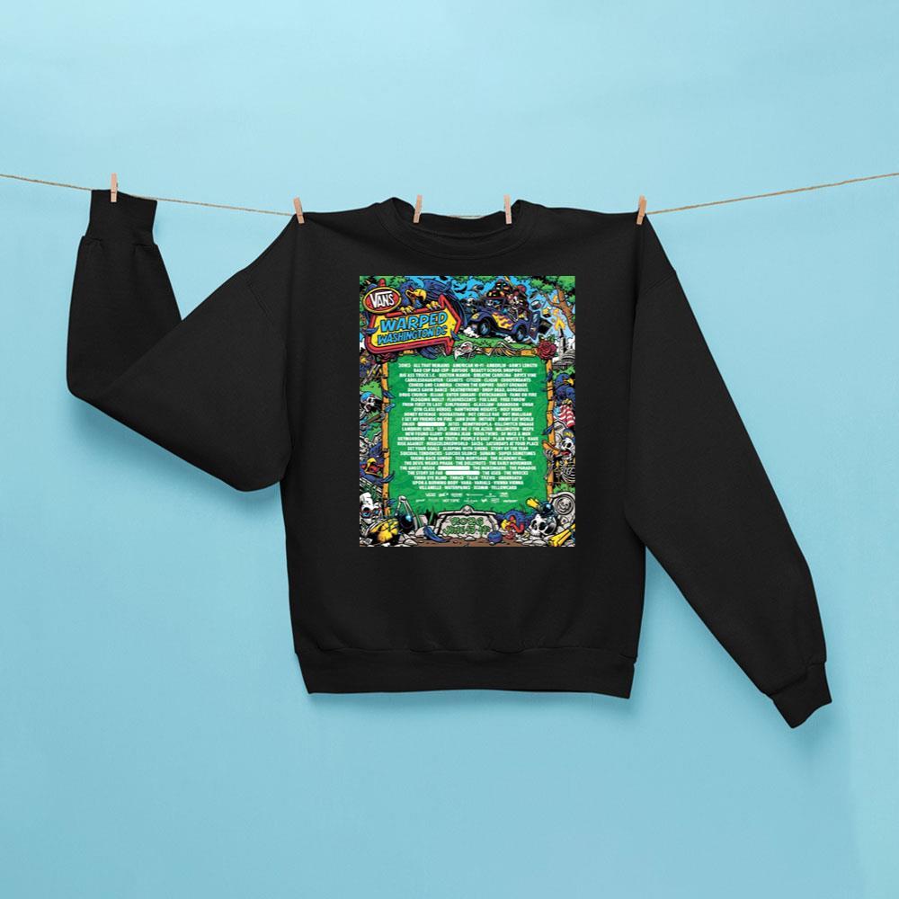 Warped Tour Dc 2026 Sweatshirt Vans Warped Tour Montreal Merch Music Lovers Gifts - Kdjoy