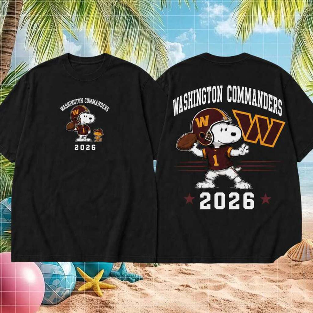 Washington Commanders Football Snoopy 2026 Shirt Commanders Merch Game Day Apparel - Kdjoy Washington Commanders Football Snoopy 2026 Shirt Commanders Merch Game Day Apparel - Kdjoy