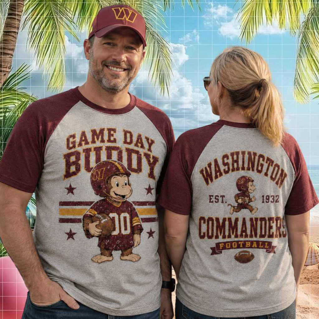 Washington Football Monkey Mascot Game Day T-Shirt Commanders Merch Gift For Football Fans - Kdjoy Washington Football Monkey Mascot Game Day T-Shirt Commanders Merch Gift For Football Fans - Kdjoy