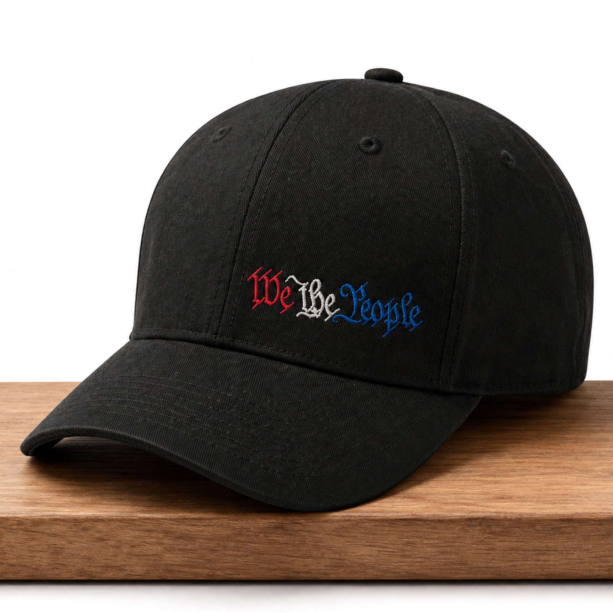 We The People Hat Embroidered Patriotic Merch Gifts For Father - Kdjoy