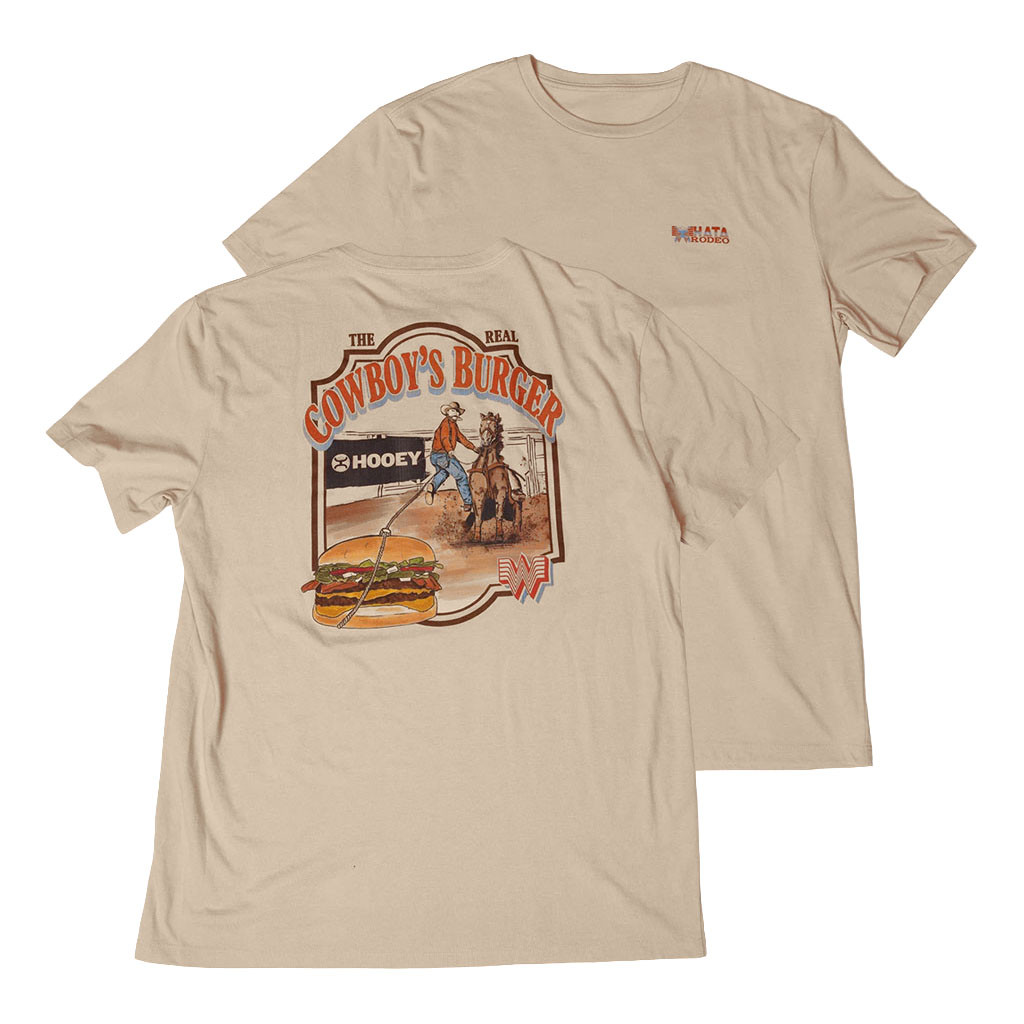 Whataburger Merch 2026 Hooey X Whataburger Cowboy Burger T-Shirt Gifts For Husband - Kdjoy