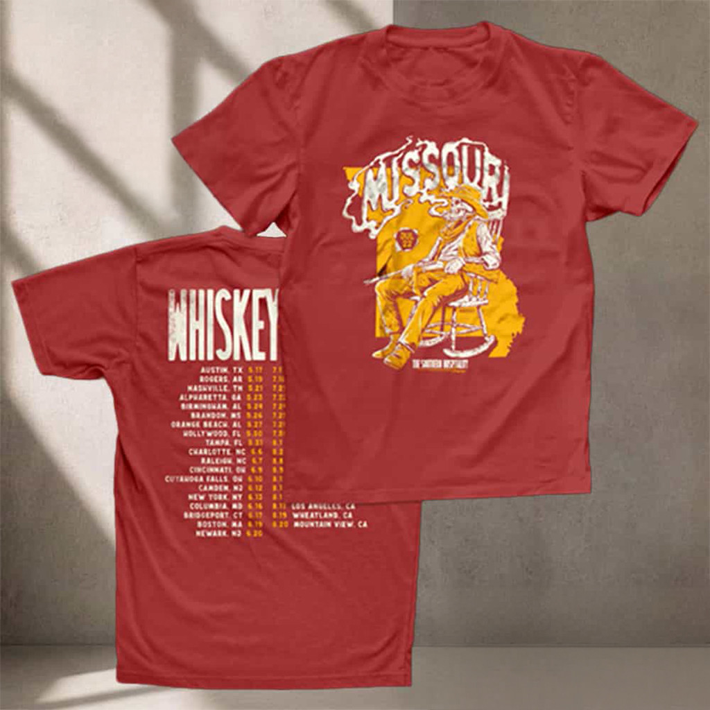Whiskey Myers Kansas City 2026 Shirt The Southern Hospitality Tour T-Shirt Whiskey Myers Merch - Kdjoy