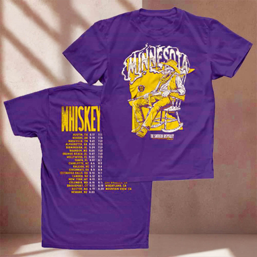 Whiskey Myers Minnesota 2026 The Southern Hospitality Tour T-Shirt Whiskey Myers Merch Gifts - Kdjoy